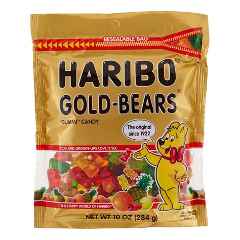 Haribo Gold Bears Original Gummy Candies 10 Oz