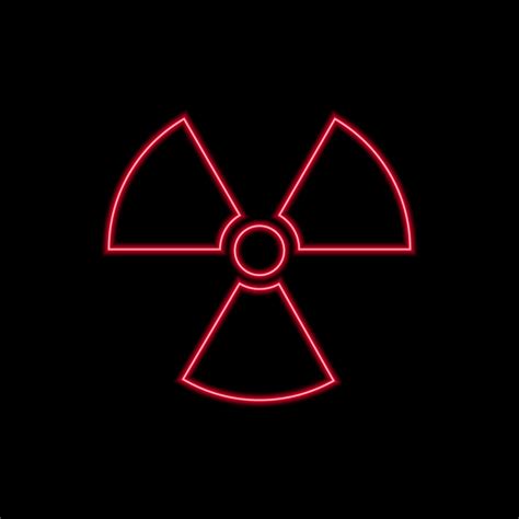Neon Toxic Symbol