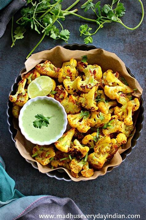 Curry Roasted Cauliflower Madhus Everyday Indian