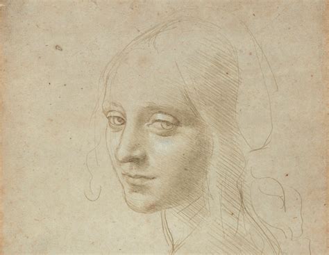 Leonardo Da Vinci Self Portrait Drawing