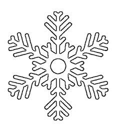 12free & easy paper snowflakes to cut and color. Free Printable Snowflake Templates - Large & Small Stencil Patterns | Frozen room | Pinterest ...