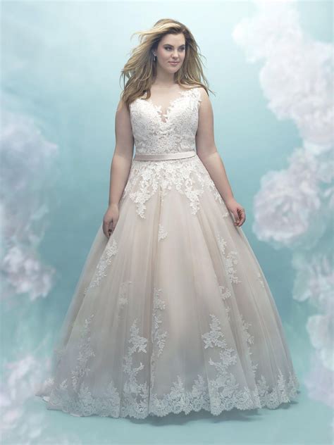 Allure Bridal Women Size Colleciton Dress W405 Terry Costa Allure Wedding Dresses Wedding