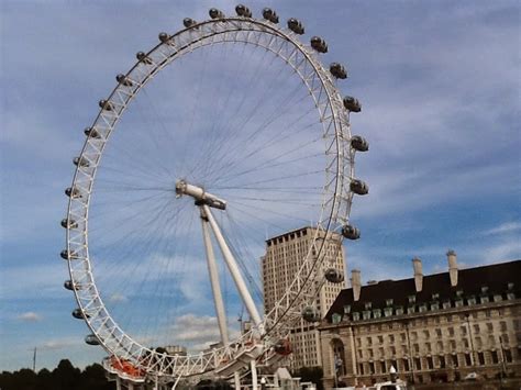 Колесо обозрения Лондонский Глаз в Лондоне Великобритания с фото и