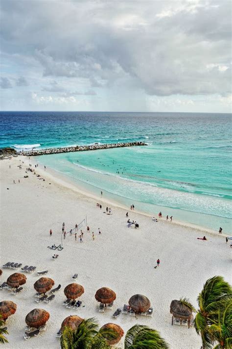 Aerial View Of Cancun Mexico Stock Image Image Of Aerial Holiday