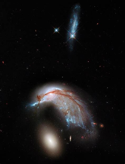 Galaxies Interacting Photograph By Nasaesahubble Heritage Teamstsci