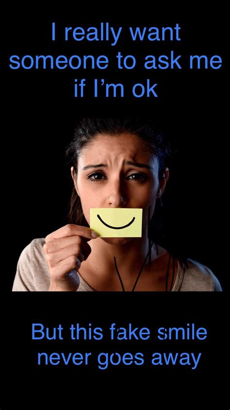 Im Ok Fake Smile Depressed Wicked Words Movie Posters Movies Films Film Poster