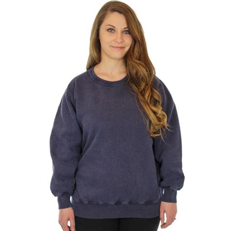 100 heavy cotton womens crewneck pullover sweatshirt made in canada