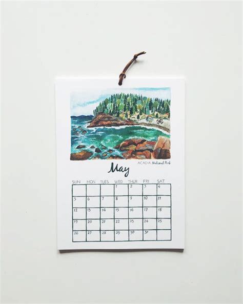 2023 Edition 1 National Parks Calendar Etsy National Parks Prints