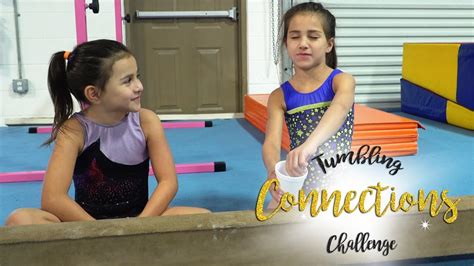 sister vs sister gymnastics tumbling challenge sariah sgg youtube