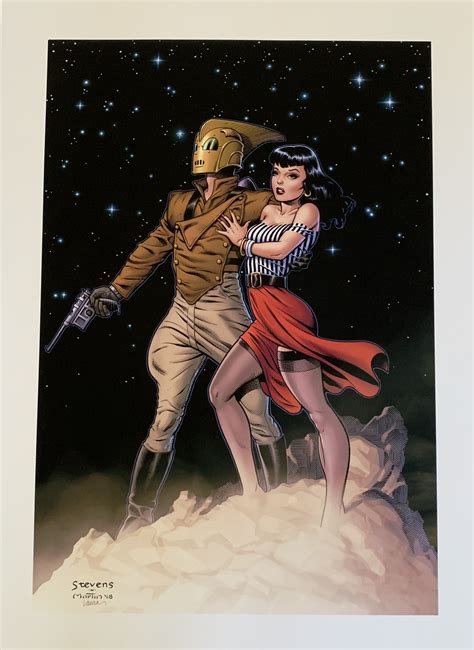 Rocketeer And Betty In Color With Respect To Dave Stevens In Robert