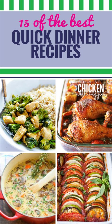 15 Quick Dinner Recipes My Life And Kids