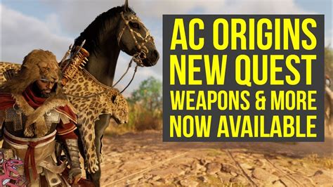 Assassin S Creed Origins DLC NEW QUEST MOUNT Tribal Pack Weapons