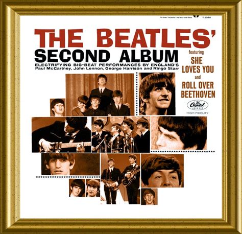 The Beatles Second Album 1964 Capitol Records Beatles Album Covers