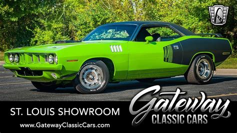1971 Plymouth Barracuda 440 Six Pack For Sale Gateway Classic Cars St