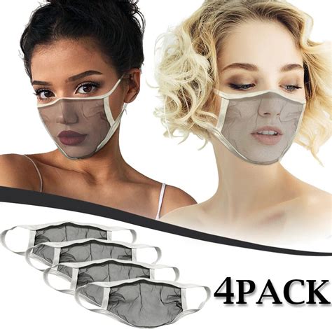 Adult Mesh Breathable Face Mask Washablereusable Cover Face Etsy