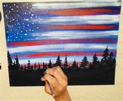 American Flag Painting Step By Step Tutorial For Beginners American