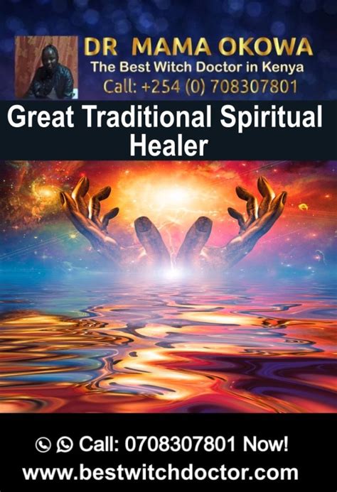 Great Traditional Spiritual Healer Dr Mama Okowa Best Witchdoctor Dr