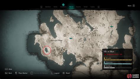 Treasure Hoard Maps Artifacts Isle Of Skye Dlc Assassin S Creed