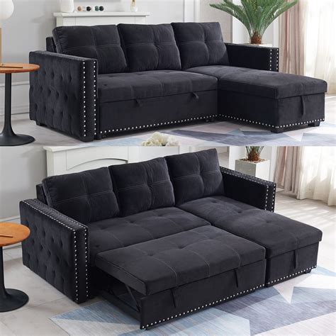 Buy Sectional Sofa With Chaise Habitrio 91 L Shape Seat Couch Wpull