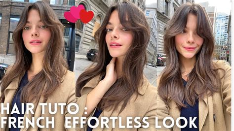 French Hairstyle Tutorial How To Style Your Bangs At Home Effortless