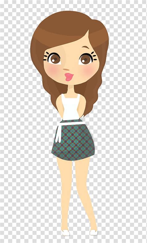 Female Cartoon Character Transparent Background Png Clipart Hiclipart