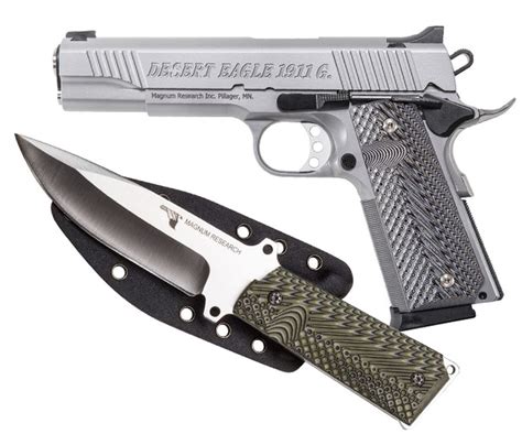 Desert Eagle 1911 G Stainless With Knife1911 For Sale Kahr Usa
