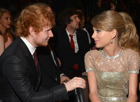 Taylor Swift And Ed Sheeran Met Up To Chat In The Crowd The Star