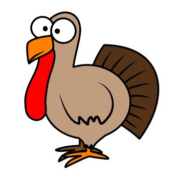 Reggie is a turkey in the computer animated film free birds. Drawing a cartoon turkey