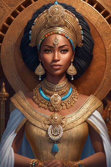 Great Ancient African Queens Nubian Queen Art African Princess