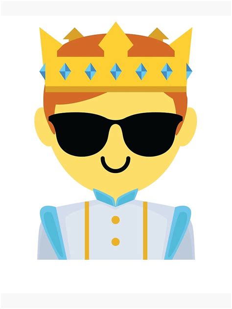 Prince Emoji Art Print By Hippoemo Redbubble