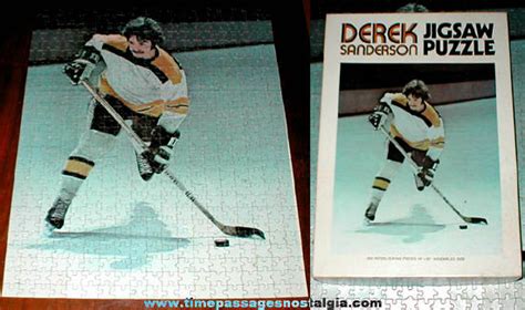 ©1971 Derek Sanderson Boston Bruins Hockey Jig Saw Puzzle Tpnc