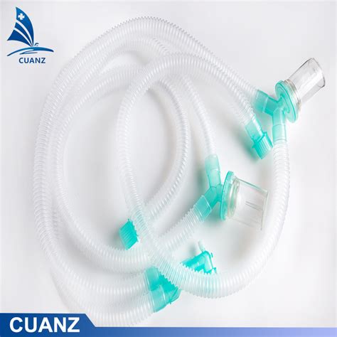 M Adult Smoothbore Breathing Circuit With Double Water Traps China Disposable Medical