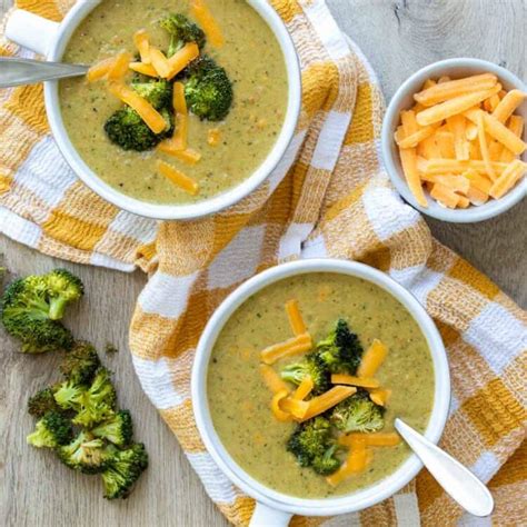 Easy Vegan Broccoli Cheddar Soup Veggies Dont Bite