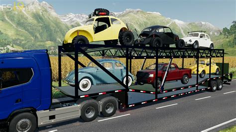 Car Transport Trailer V 1001 Fs19 Mods Farming Simulator 19 Mods