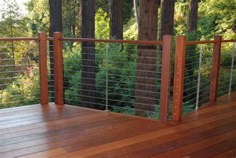 Black aluminum wide picket spacer flush edges. Ultra-tec Deck Cable Railing - Modern - Deck - Other - by ...