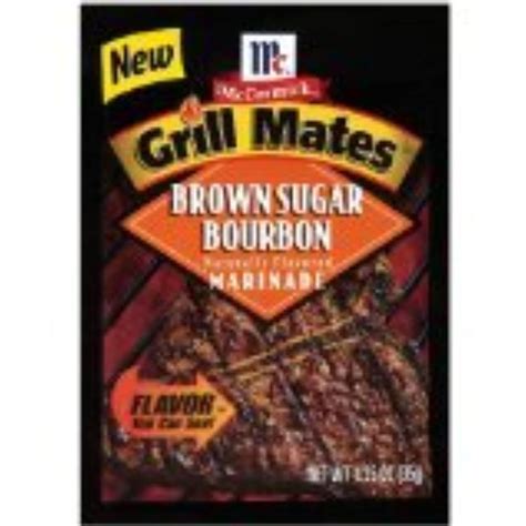 Mccormick Brown Sugar Bourbon Marinade 125 Oz 6 Packets