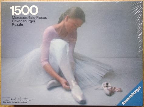 1500 Ravensburger Ballerina In Pink David Hamilton Rare Puzzles