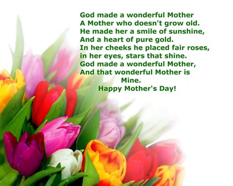 Surprise and delight any special mom in your life with your choice of funny, religious, or heartfelt mother's day wish to let her know how truly special she is to you! Mothers Day Religious Quotes. QuotesGram