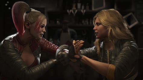 Injustice 2 Harley Quinn Vs Black Canary All Introoutros Clash