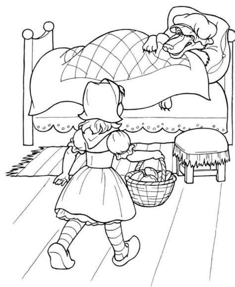 Amazing Coloring Pages: Little red riding hood printable coloring pages