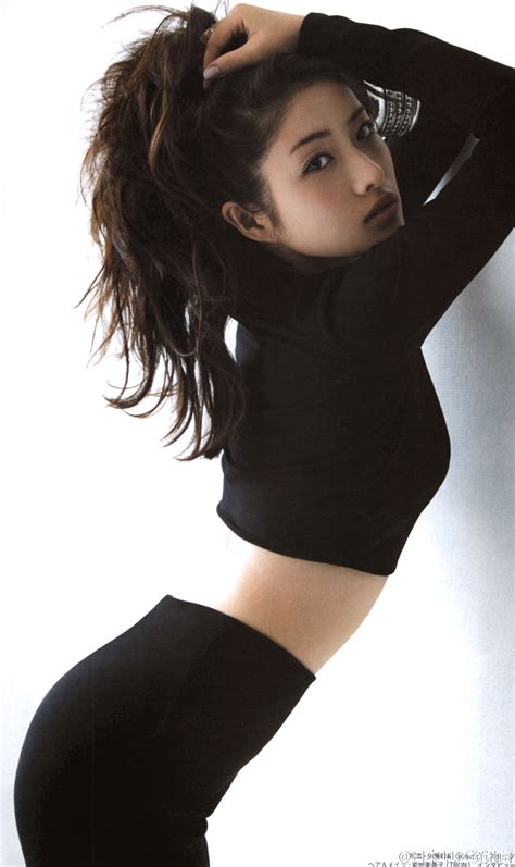 Ishihara Satomi In Black Famous Nipple