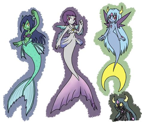 2017jan15a Lunar Mermaids Concept By Mythkaz On Deviantart