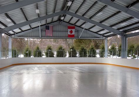 Custom Ice Rinks Residential Permanent Ice Rink Outdoor Skating Rink