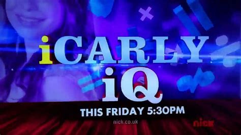Brand New ICarly IQ UK Promo YouTube