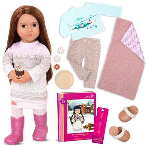 Our Generation Deluxe Sandy Doll And “off To Winter Camp” Set Smyths