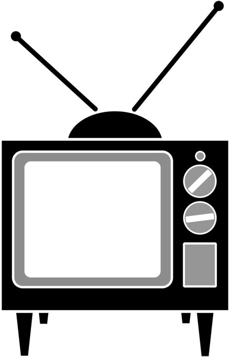 Television Tv Clipart Black And White Free Images Clipartix