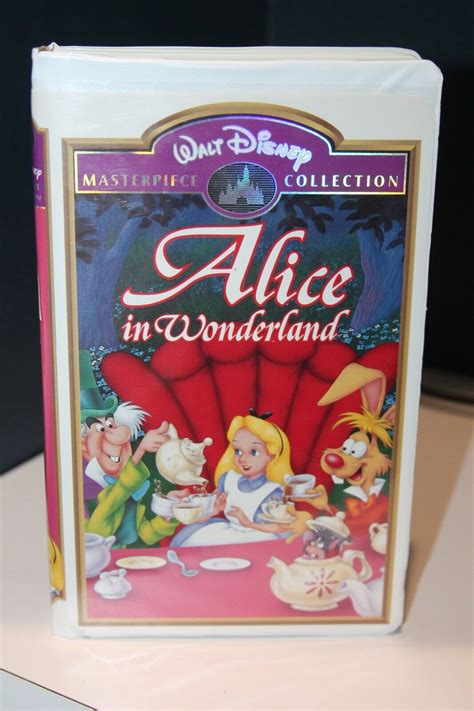 Walt Disney Alice In Wonderland VHS Masterpiece Collection 036 EBay