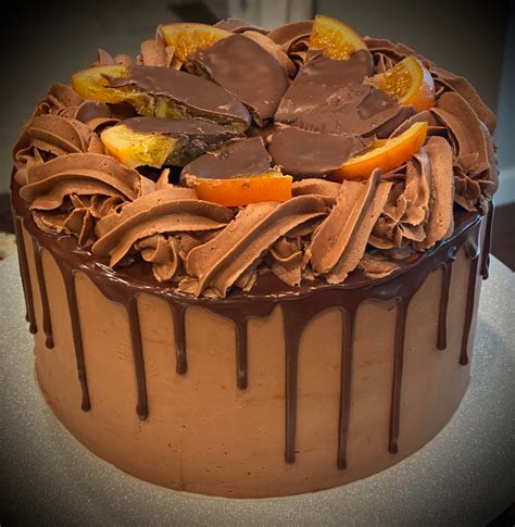 Chocolate Orange Cake Chocolate Cake With Chocolate Orange Frosting