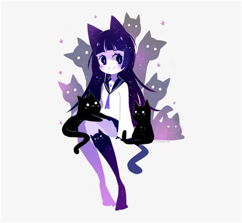 Yes I Am In Love With Nekos Anime Galaxy Cat Girl Transparent Png