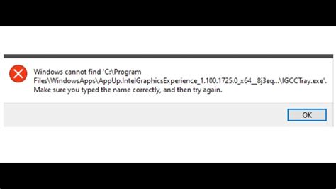Fix Windows Cannot Find Igcctrayexe Error Cprogram File